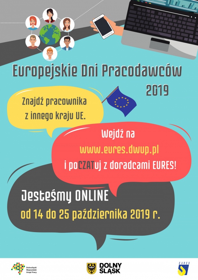 Plakat Europejskie Dni Pracodawców 2019